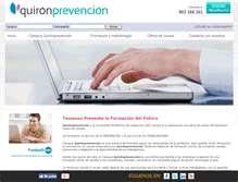 Tablet Screenshot of campus-mcprevencion.com